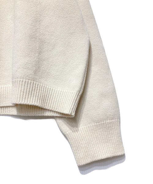 DEUXIEME CLASSE（ドゥーズィエム クラス）Deuxieme Classe (ドゥーズィエム クラス) ミドルゲージ クルーネックプルオーバー ベージュ サイズ:表記なしの古着・服飾アイテム