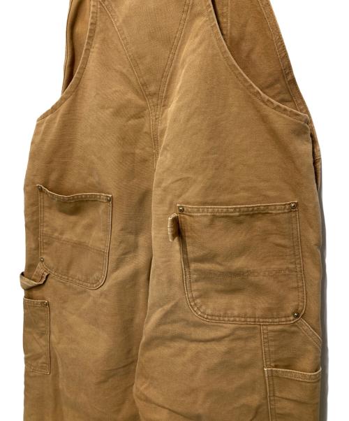 CarHartt（カーハート）CarHartt (カーハート) ダブルニー ダックオーバーオール ブラウン サイズ:38の古着・服飾アイテム