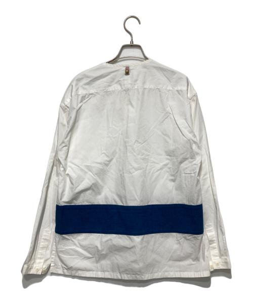 VISVIM（ビズビム）VISVIM (ビズビム) KERCHIEF TUNIC KOFU BORDER/プルオーバーシャツ ホワイト サイズ:2の古着・服飾アイテム