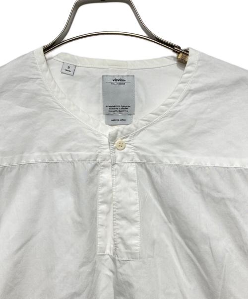 VISVIM（ビズビム）VISVIM (ビズビム) KERCHIEF TUNIC KOFU BORDER/プルオーバーシャツ ホワイト サイズ:2の古着・服飾アイテム