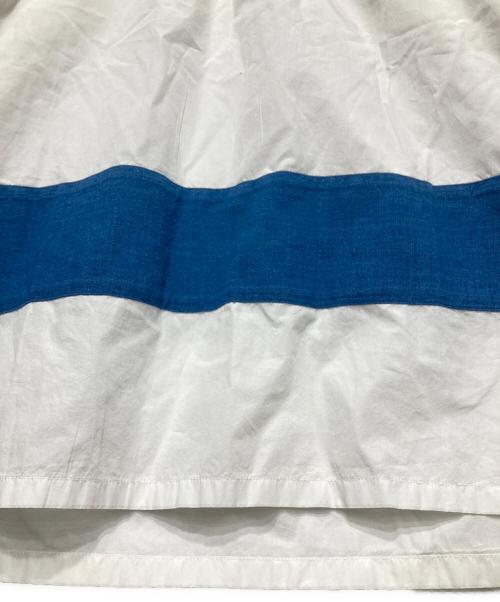 VISVIM（ビズビム）VISVIM (ビズビム) KERCHIEF TUNIC KOFU BORDER/プルオーバーシャツ ホワイト サイズ:2の古着・服飾アイテム