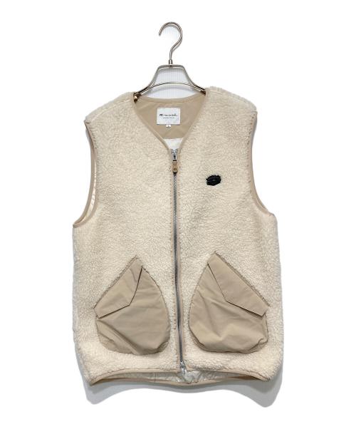 TravisMathew（トラヴィスマシュー）TravisMathew (トラヴィスマシュー) ボアベスト アイボリー サイズ:Ⅼの古着・服飾アイテム