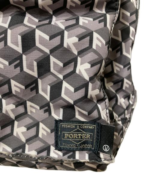 PORTER（ポーター）PORTER (ポーター) UNDERCOVER (アンダーカバー) 総柄トートバッグ グレーの古着・服飾アイテム