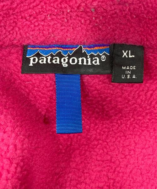 Patagonia（パタゴニア）Patagonia (パタゴニア) ハーフジッププルオーバーフリース ピンク サイズ:XLの古着・服飾アイテム