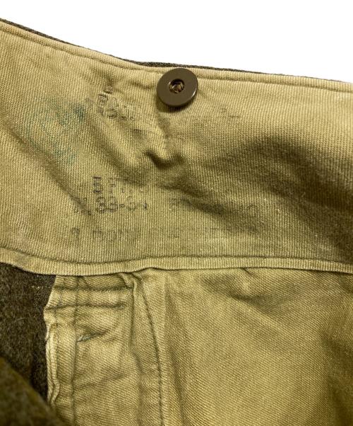 CANADIAN ARMY/カナダ軍（カナディアンアーミー）CANADIAN ARMY/カナダ軍 (カナディアンアーミー) /Battle Dress Wool Trousers/ウールパンツ カーキ サイズ:印字消えの古着・服飾アイテム