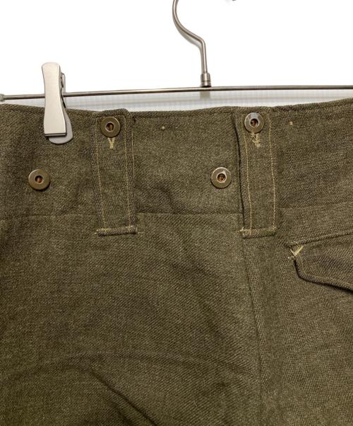 CANADIAN ARMY/カナダ軍（カナディアンアーミー）CANADIAN ARMY/カナダ軍 (カナディアンアーミー) /Battle Dress Wool Trousers/ウールパンツ カーキ サイズ:印字消えの古着・服飾アイテム