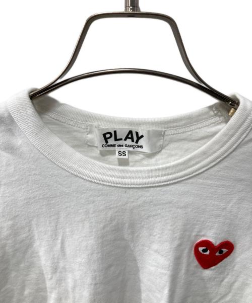 PLAY COMME des GARCONS（プレイコムデギャルソン）PLAY COMME des GARCONS (プレイコムデギャルソン) Tシャツ ホワイト サイズ:SSの古着・服飾アイテム