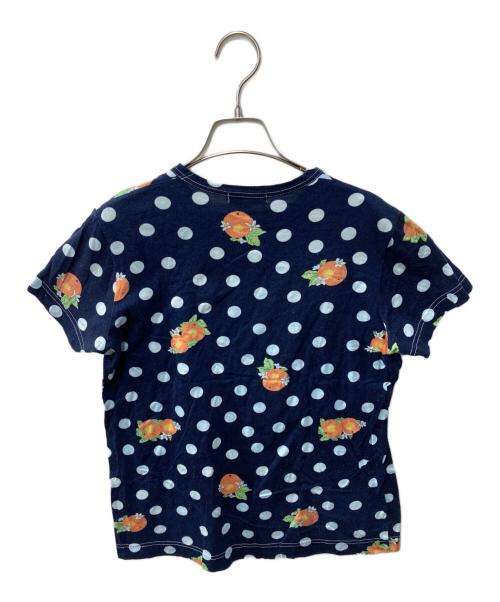 tricot COMME des GARCONS（トリココムデギャルソン）tricot COMME des GARCONS (トリココムデギャルソン) ドットTee ネイビー サイズ:Sの古着・服飾アイテム
