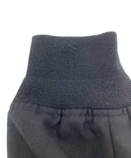 HYKE（ハイク）HYKE (ハイク) WOOL MOHAIR RIB PANTS ブラック サイズ:1の古着・服飾アイテム