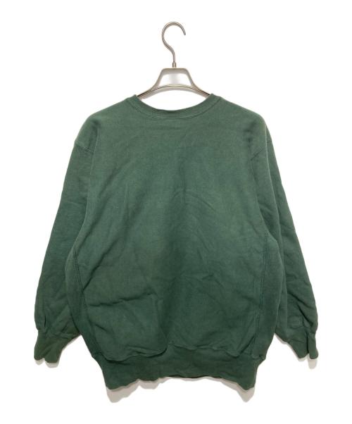 Champion REVERSE WEAVE（チャンピオン リバース ウィーブ）Champion REVERSE WEAVE (チャンピオン リバース ウィーブ) 90'sプリントスウェット グリーン サイズ:XXLの古着・服飾アイテム
