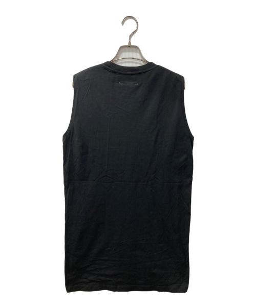 MM6 Maison Margiela（エムエムシックスメゾンマルジェラ）MM6 Maison Margiela (エムエムシックスメゾンマルジェラ) ロングタンクトップ ブラウン×ブラック サイズ:Sの古着・服飾アイテム
