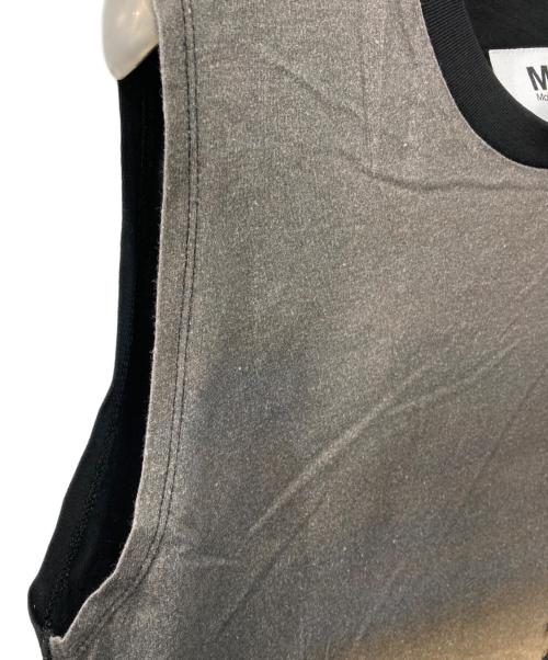 MM6 Maison Margiela（エムエムシックスメゾンマルジェラ）MM6 Maison Margiela (エムエムシックスメゾンマルジェラ) ロングタンクトップ ブラウン×ブラック サイズ:Sの古着・服飾アイテム