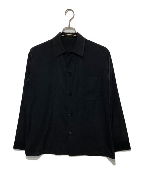 LAD MUSICIAN（ラッドミュージシャン）LAD MUSICIAN (ラッドミュージシャン) DECHINE OPEN COLLAR SHIRT/長袖シャツ ブラック サイズ:42の古着・服飾アイテム