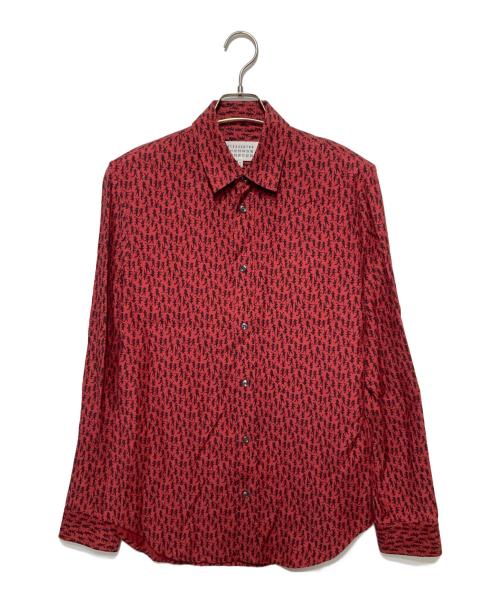 Maison Margiela 10（メゾンマルジェラ 10）Maison Margiela 10 (メゾンマルジェラ 10) シャツ レッド サイズ:40の古着・服飾アイテム