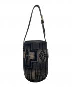 A VACATION×PENDLETONア ヴァケーション×ペンドルトン）の古着「ワンショルダーバッグ/別注PENDLETONマルシェ」｜ブラック