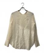 6(ROKU) BEAUTY&YOUTHロク ビューティーアンドユース）の古着「COTTON SUKE SHIRT/ｼｬﾂ」｜ベージュ