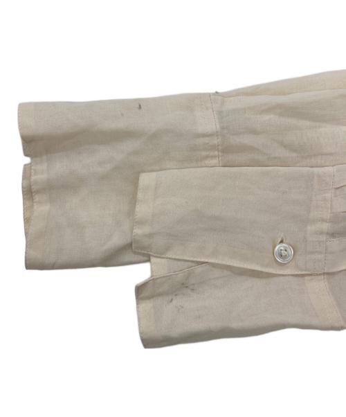 6(ROKU) BEAUTY&YOUTH（ロク ビューティーアンドユース）6(ROKU) BEAUTY&YOUTH (ロク ビューティーアンドユース) COTTON SUKE SHIRT/ｼｬﾂ ベージュ サイズ:表記なしの古着・服飾アイテム