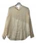6(ROKU) BEAUTY&YOUTH (ロク ビューティーアンドユース) COTTON SUKE SHIRT/ｼｬﾂ ベージュ サイズ:表記なし：4000円
