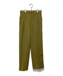 H BEAUTY&YOUTH（エイチ ビューティー&ユース）の古着「HW DRY W TUCK PT」｜カーキ