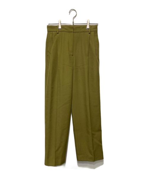 H BEAUTY&YOUTH（エイチ ビューティー&ユース）H BEAUTY&YOUTH (エイチ ビューティー&ユース) HW DRY W TUCK PT カーキ サイズ:Ｍの古着・服飾アイテム