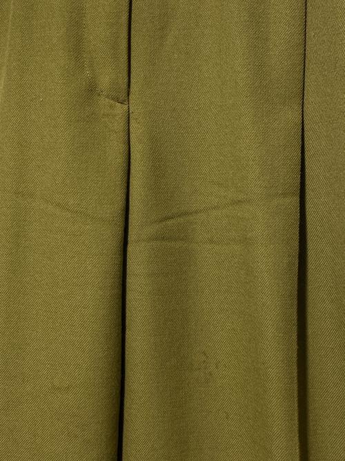 H BEAUTY&YOUTH（エイチ ビューティー&ユース）H BEAUTY&YOUTH (エイチ ビューティー&ユース) HW DRY W TUCK PT カーキ サイズ:Ｍの古着・服飾アイテム