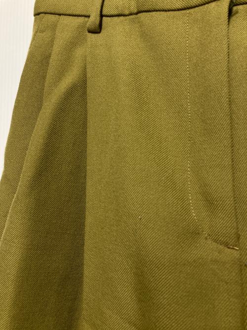 H BEAUTY&YOUTH（エイチ ビューティー&ユース）H BEAUTY&YOUTH (エイチ ビューティー&ユース) HW DRY W TUCK PT カーキ サイズ:Ｍの古着・服飾アイテム