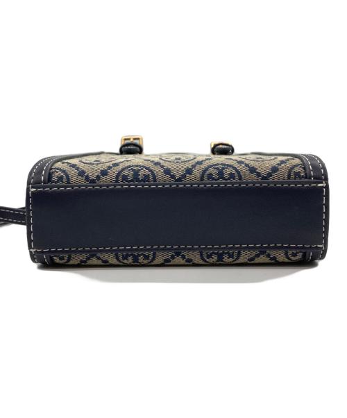 TORY BURCH（トリーバーチ）TORY BURCH (トリーバーチ) ショルダーバッグ/Monogram jacquard MiniShoulder ネイビーの古着・服飾アイテム