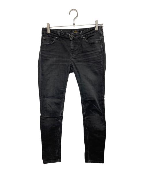 LEE（リー）LEE (リー) Vivienne Westwood ANGLOMANIA (ヴィヴィアンウエストウッドアングロマニア) スキニーデニムパンツ ブラック サイズ:28の古着・服飾アイテム