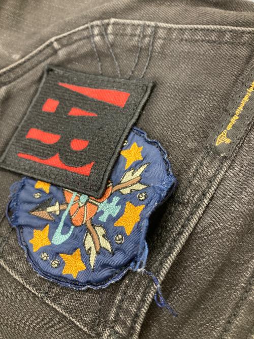 LEE（リー）LEE (リー) Vivienne Westwood ANGLOMANIA (ヴィヴィアンウエストウッドアングロマニア) スキニーデニムパンツ ブラック サイズ:28の古着・服飾アイテム