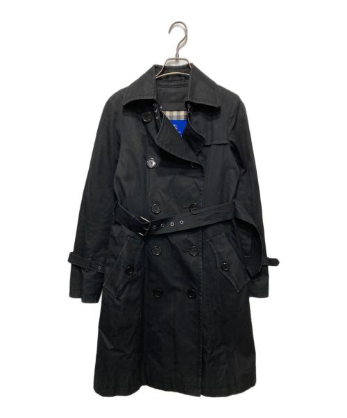 BURBERRY BLUE LABEL（バーバリー ブルー レーベル）BURBERRY BLUE LABEL (バーバリーロンドンブルーレーベル) ライナー付トレンチコート ブラック サイズ:38の古着・服飾アイテム