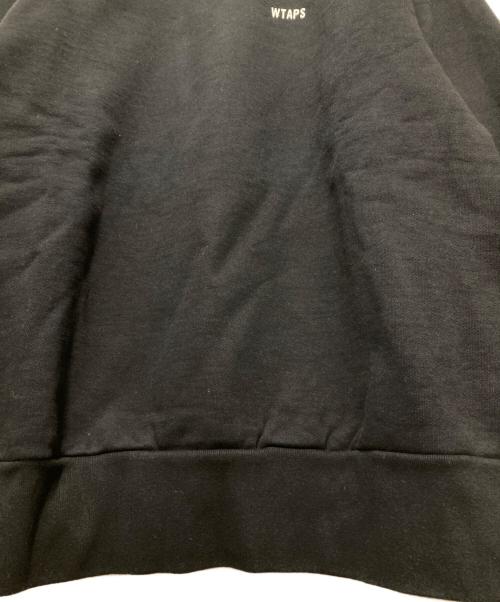 WTAPS（ダブルタップス）WTAPS (ダブルタップス) クロスボーンプリントスウェット ブラック サイズ:Lの古着・服飾アイテム