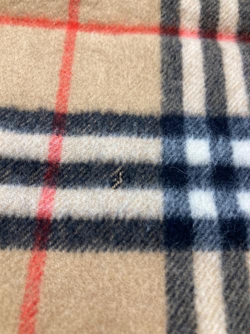 Burberry's（バーバリーズ）Burberry's (バーバリーズ) ノバチェックカシミヤマフラー ベージュの古着・服飾アイテム