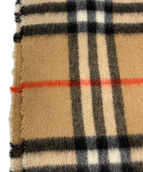 Burberry's（バーバリーズ）Burberry's (バーバリーズ) ノバチェックカシミヤマフラー ベージュの古着・服飾アイテム