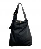 ORSETTOオルセット）の古着「ナイロンワンハンドルバッグ」｜ブラック