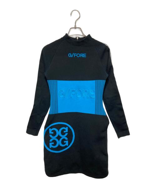 G/FORE（ジーフォア）G/FORE (ジーフォア) ゴルフワンピース ブラック×ブルー サイズ:1034の古着・服飾アイテム