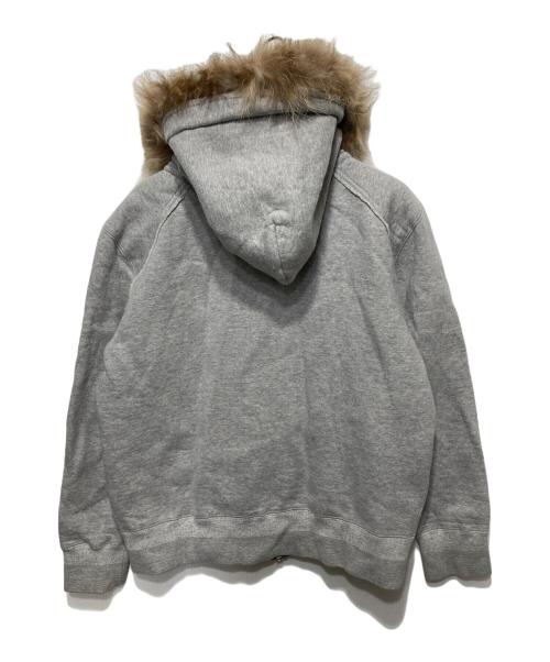 MARK&LONA（マークアンドロナ）MARK&LONA (マークアンドロナ) スカルジップパーカー グレー サイズ:Lの古着・服飾アイテム