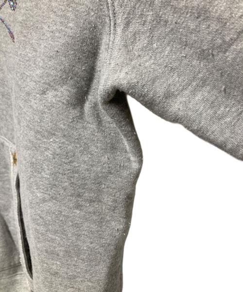 MARK&LONA（マークアンドロナ）MARK&LONA (マークアンドロナ) スカルジップパーカー グレー サイズ:Lの古着・服飾アイテム