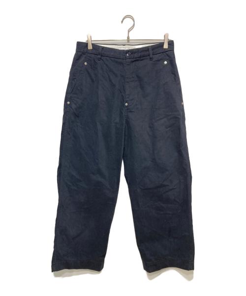 FOLL（フォル）foll (フォル) peach skin bio wardrobe chino ネイビー サイズ:2の古着・服飾アイテム