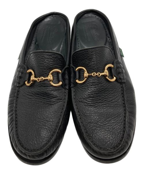 UNITED ARROWS（ユナイテッドアローズ）UNITED ARROWS (ユナイテッドアローズ) PARABOOT (パラブーツ) 別注BAHAMA BIT MULE/ビットミュール ブラック サイズ:9の古着・服飾アイテム