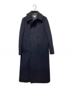中古・古着通販】HYKE (ハイク) モヘアダブルブレストコート ベージュ