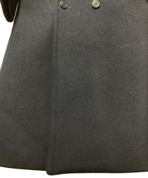 HYKE（ハイク）HYKE (ハイク) ウールメルトンロングピーコート ネイビー サイズ:2の古着・服飾アイテム