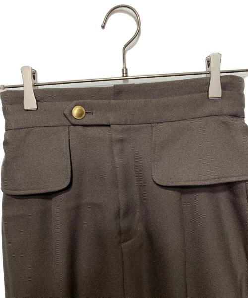 ANAYI（アナイ）ANAYI (アナイ) ウール調合繊ペプラム スカート グレー サイズ:36の古着・服飾アイテム