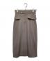 ANAYI（アナイ）の古着「ウール調合繊ペプラム スカート」｜グレー