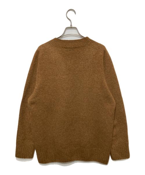 MARGARET HOWELL（マーガレットハウエル）MARGARET HOWELL (マーガレットハウエル) カシミヤ混ウールニット ブラウン サイズ:Mの古着・服飾アイテム