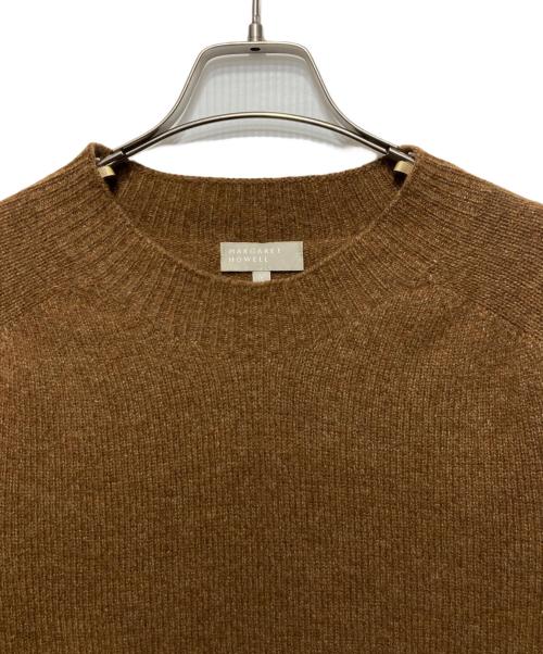MARGARET HOWELL（マーガレットハウエル）MARGARET HOWELL (マーガレットハウエル) カシミヤ混ウールニット ブラウン サイズ:Mの古着・服飾アイテム
