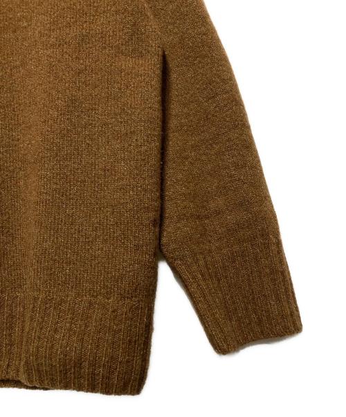 MARGARET HOWELL（マーガレットハウエル）MARGARET HOWELL (マーガレットハウエル) カシミヤ混ウールニット ブラウン サイズ:Mの古着・服飾アイテム