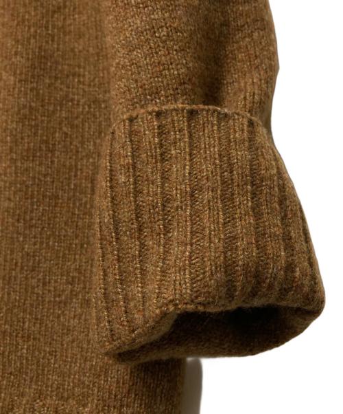MARGARET HOWELL（マーガレットハウエル）MARGARET HOWELL (マーガレットハウエル) カシミヤ混ウールニット ブラウン サイズ:Mの古着・服飾アイテム