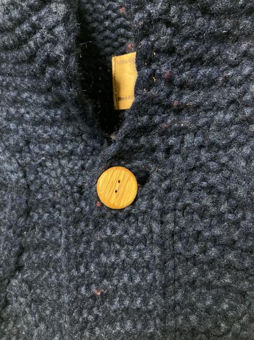 CANADIAN SWEATER（カナディアンセーター）CANADIAN SWEATER (カナディアンセーター) カウチンニットジャケット ネイビー サイズ:表記なしの古着・服飾アイテム
