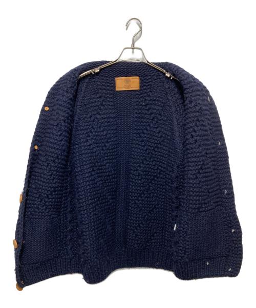 CANADIAN SWEATER（カナディアンセーター）CANADIAN SWEATER (カナディアンセーター) カウチンニットジャケット ネイビー サイズ:表記なしの古着・服飾アイテム