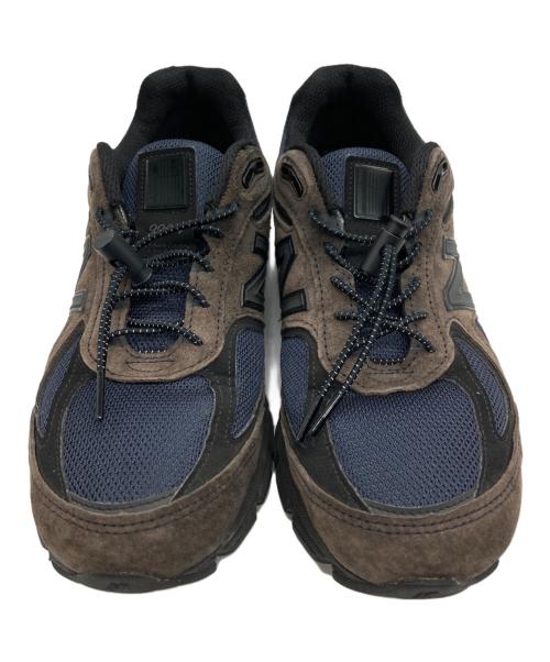 NEW BALANCE（ニューバランス）NEW BALANCE (ニューバランス) JJJJound (ジョウンド) スニーカー ブラウン×ネイビー サイズ:26.0の古着・服飾アイテム